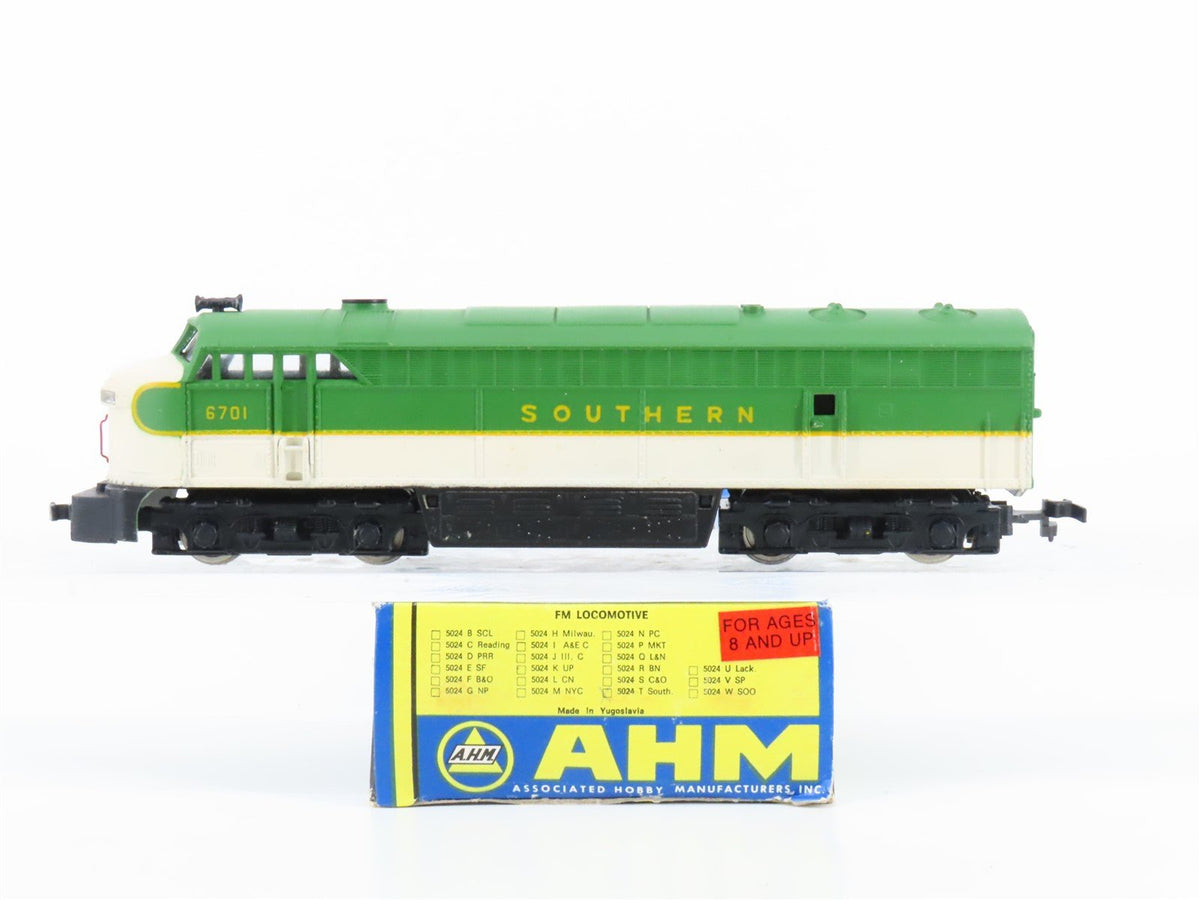 HO Scale AHM/Rivarossi 5024T Southern FM Diesel Locomotive #6701