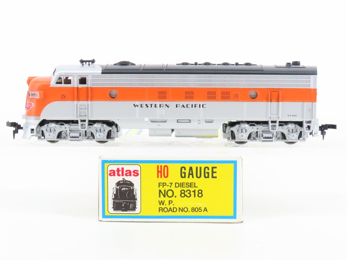HO Scale Atlas 8318 WP Western Pacific FP7A Diesel Locomotive #805A