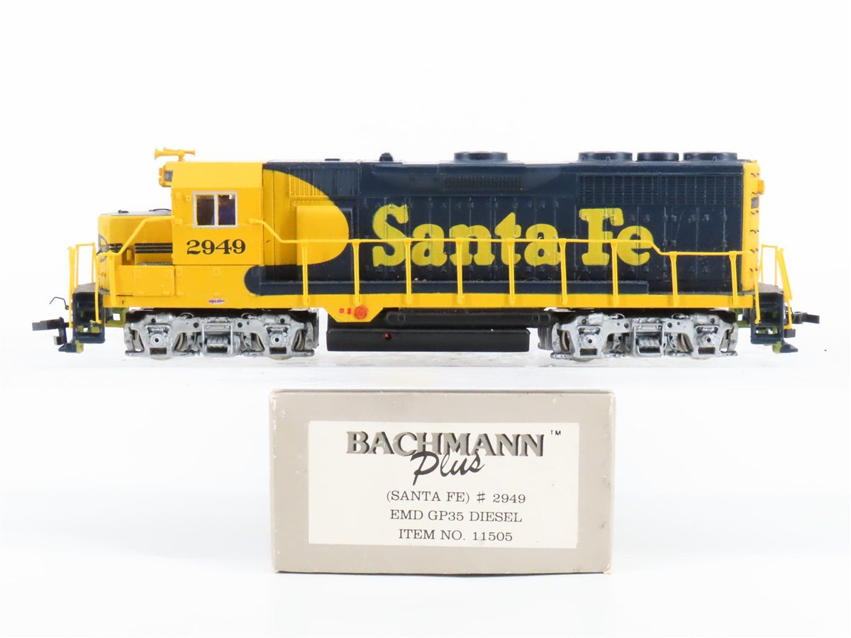 HO Scale Bachmann 11505 ATSF Santa Fe GP35 Diesel Locomotive #2949