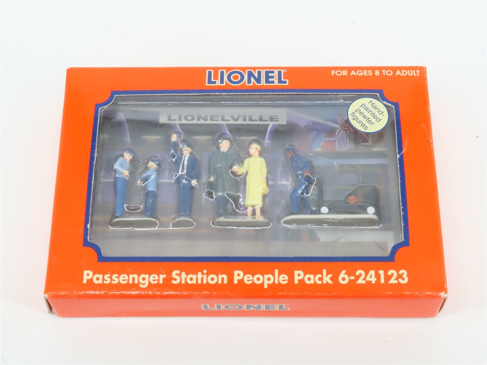 O 1/48 Scale Lionel 6-24123 Pewter Passenger Station People Pack