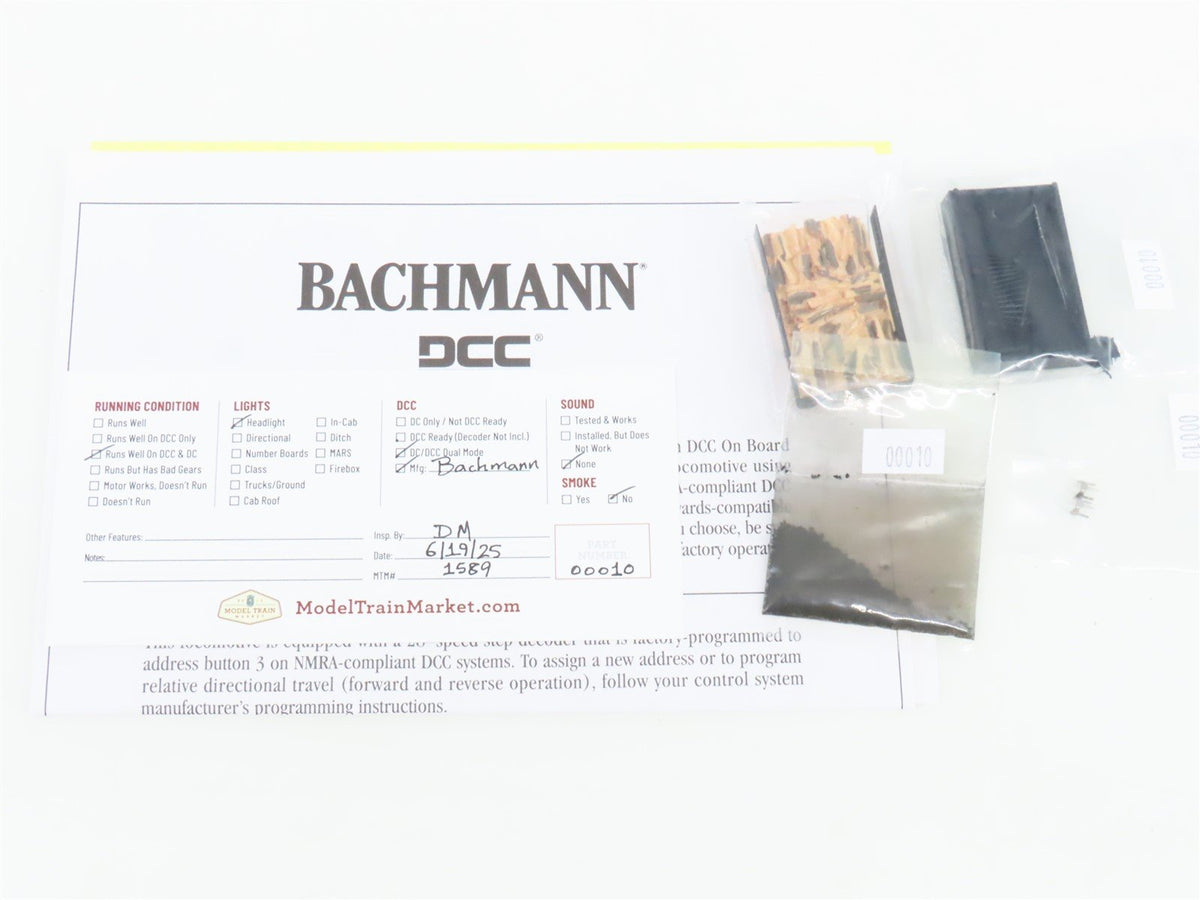 HO Bachmann Spectrum 83405 MPA &quot;Ma &amp; Pa&quot; 4-4-0 Modern Richmond Steam #6 w/ DCC