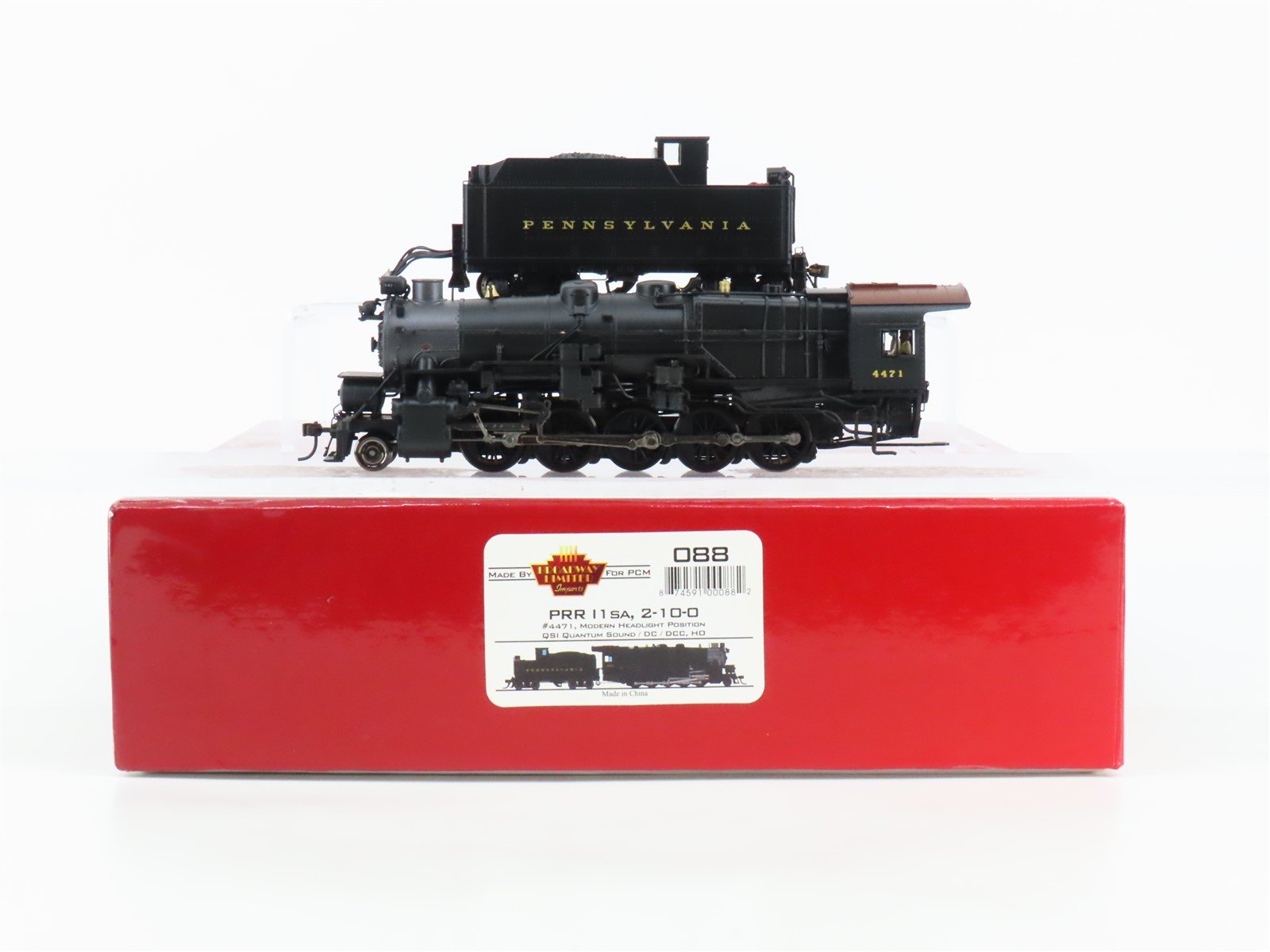 HO Broadway Limited BLI / PCM 088 PRR 2-10-0 I1sa Steam #4471 w/ DCC & Sound