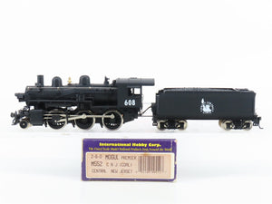HO Scale IHC/MEHANO Premier M552 CNJ Jersey Central 2-6-0 Mogul Steam #608
