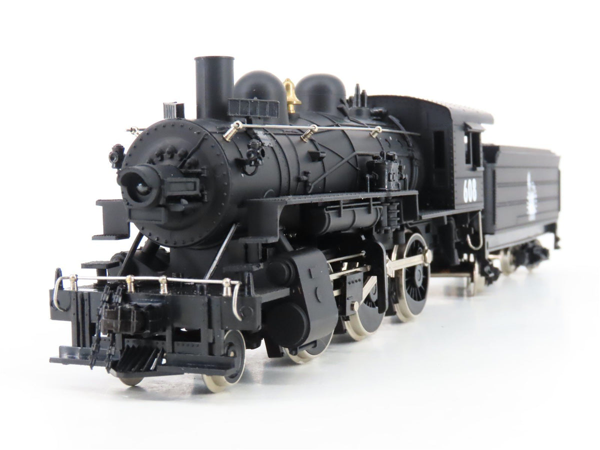 HO Scale IHC/MEHANO Premier M552 CNJ Jersey Central 2-6-0 Mogul Steam #608