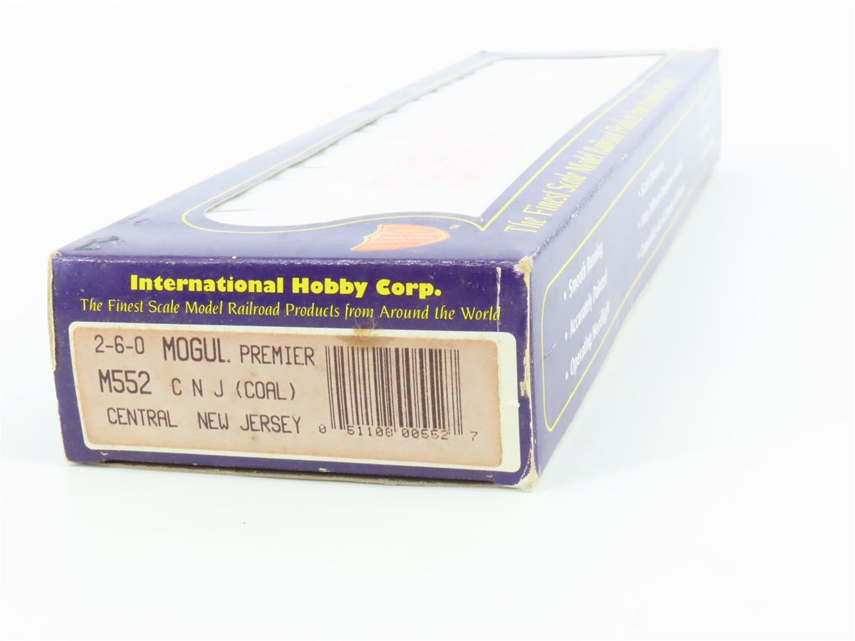 HO Scale IHC/MEHANO Premier M552 CNJ Jersey Central 2-6-0 Mogul Steam #608