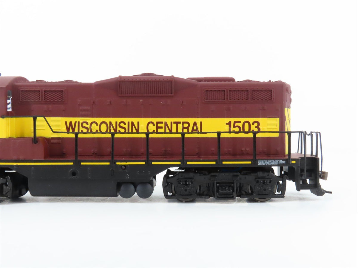 HO Scale Walthers Trainline 931-118 WC Wisconsin Central EMD GP9M Diesel #1503