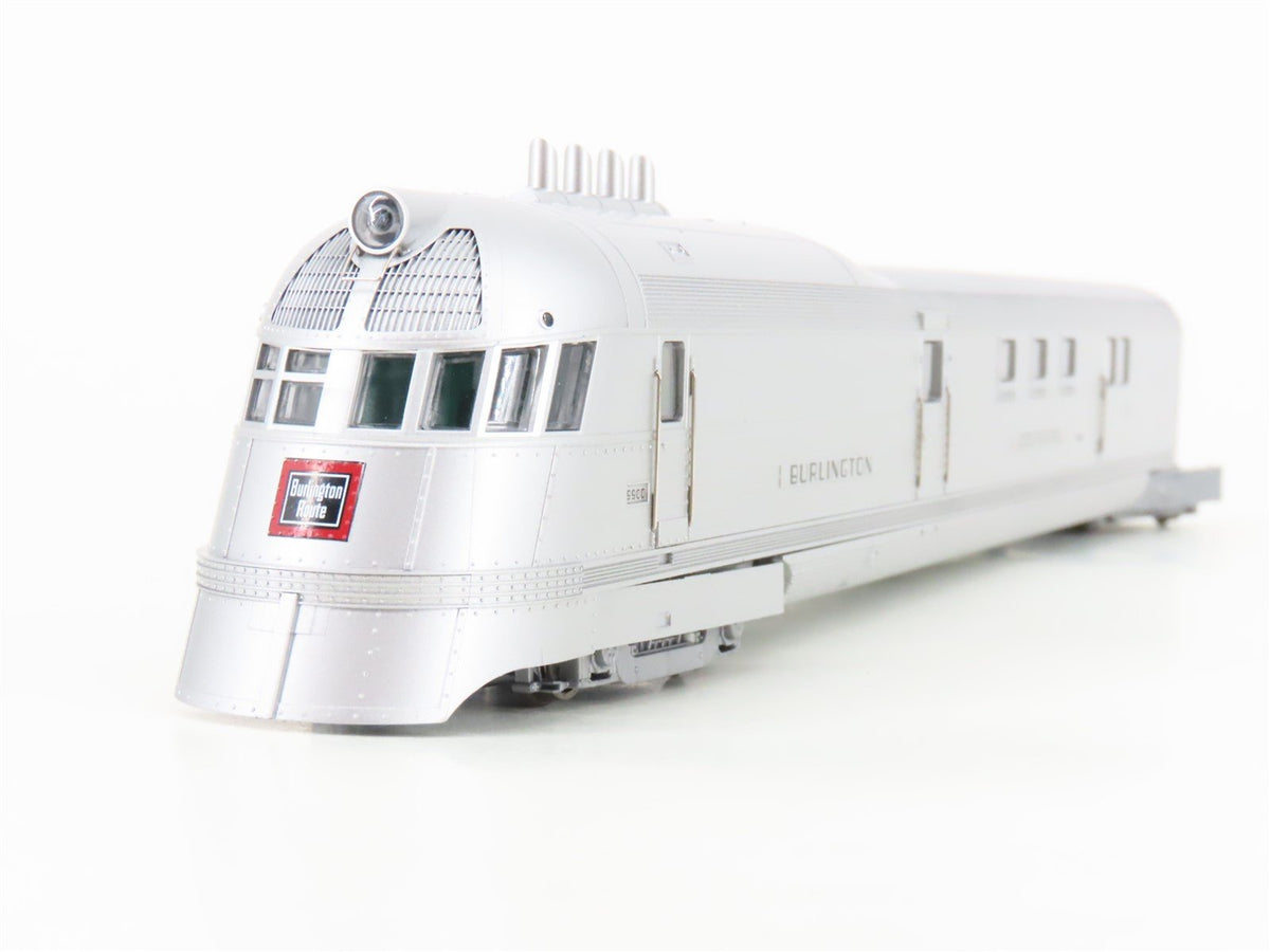 HO Con-Cor 001-8721 CB&amp;Q Burlington Pioneer Zephyr Diesel Streamliner 3-Unit Set