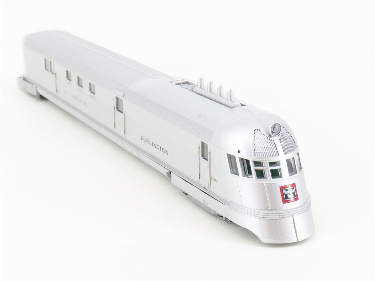 HO Con-Cor 001-8721 CB&amp;Q Burlington Pioneer Zephyr Diesel Streamliner 3-Unit Set