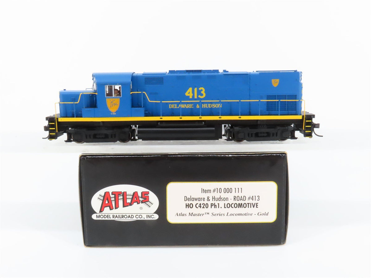 HO Atlas Master Gold 10000111 D&amp;H ALCO C420 Ph. 1 Diesel #413 w/ DCC &amp; Sound