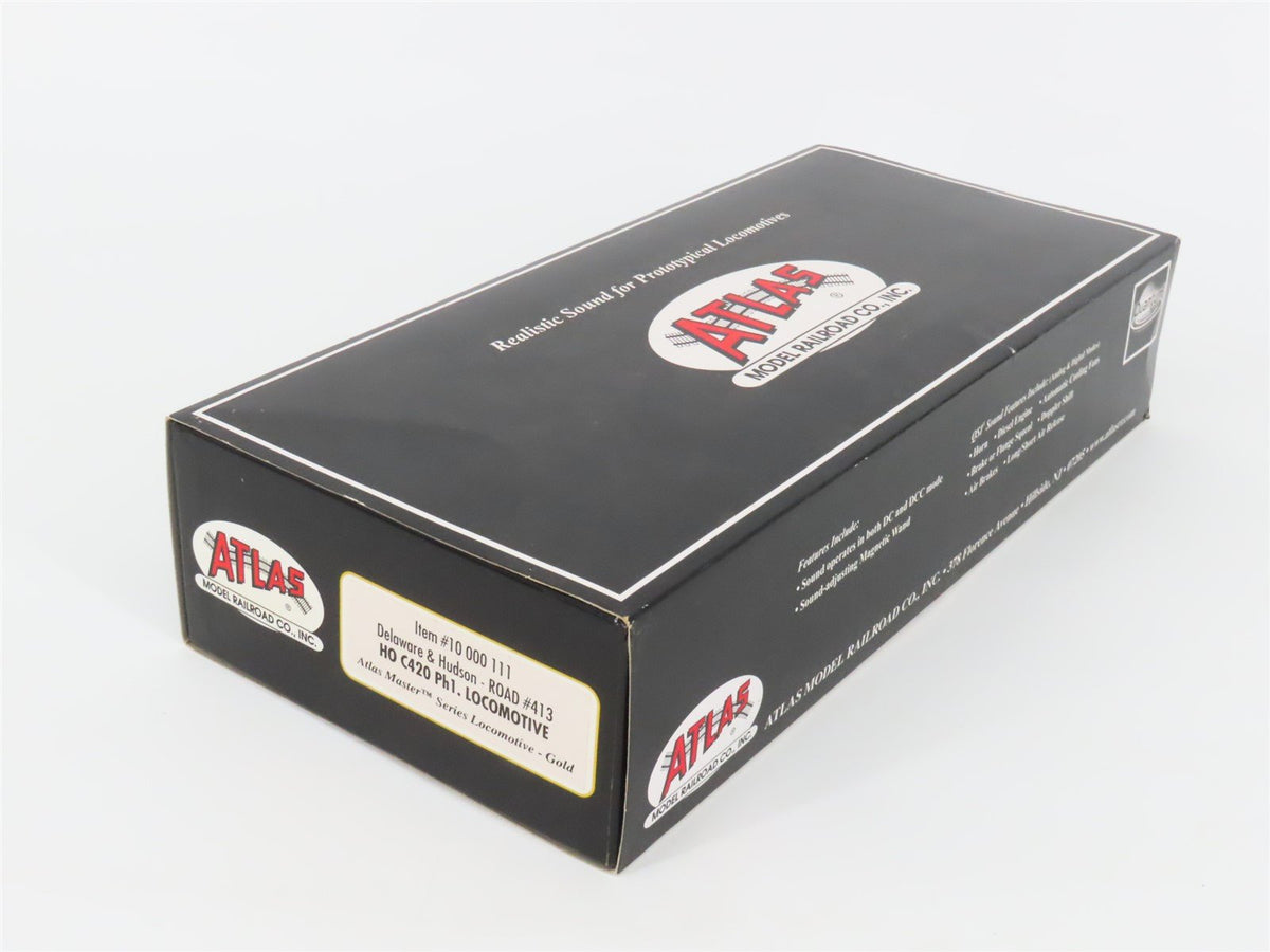 HO Atlas Master Gold 10000111 D&amp;H ALCO C420 Ph. 1 Diesel #413 w/ DCC &amp; Sound