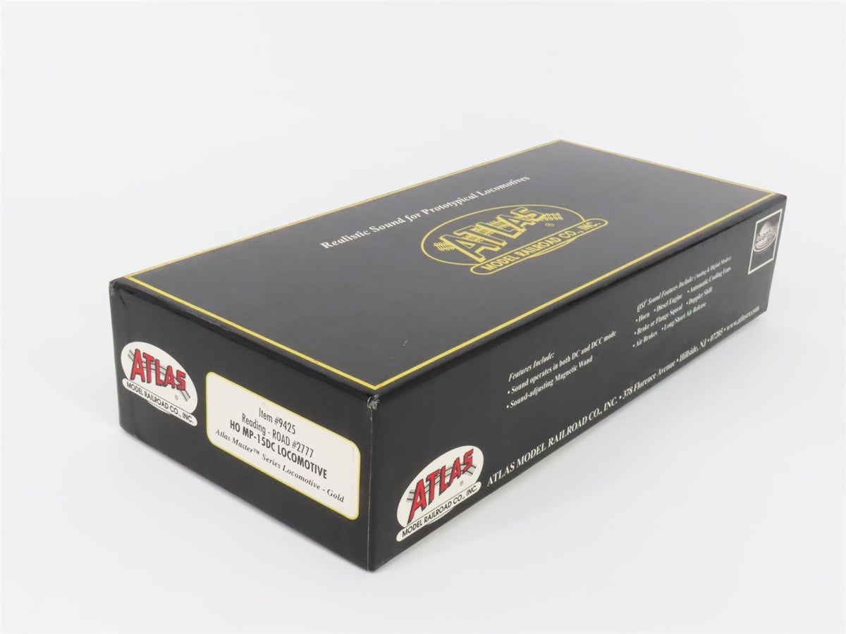 HO Scale Atlas Master Gold 9425 RDG Reading MP-15DC Diesel #2777 w/ DCC &amp; Sound