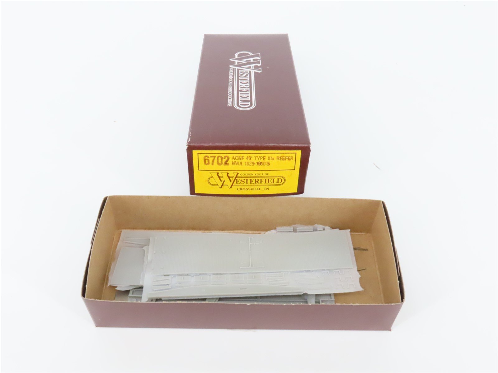 HO Scale Westerfield Golden Age Line Kit 6702 NWX North Western Reefer