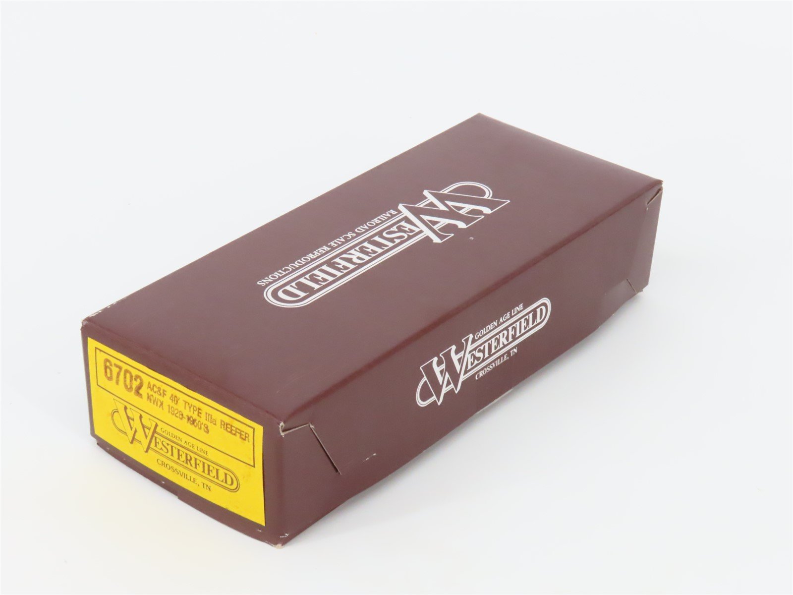 HO Scale Westerfield Golden Age Line Kit 6702 NWX North Western Reefer