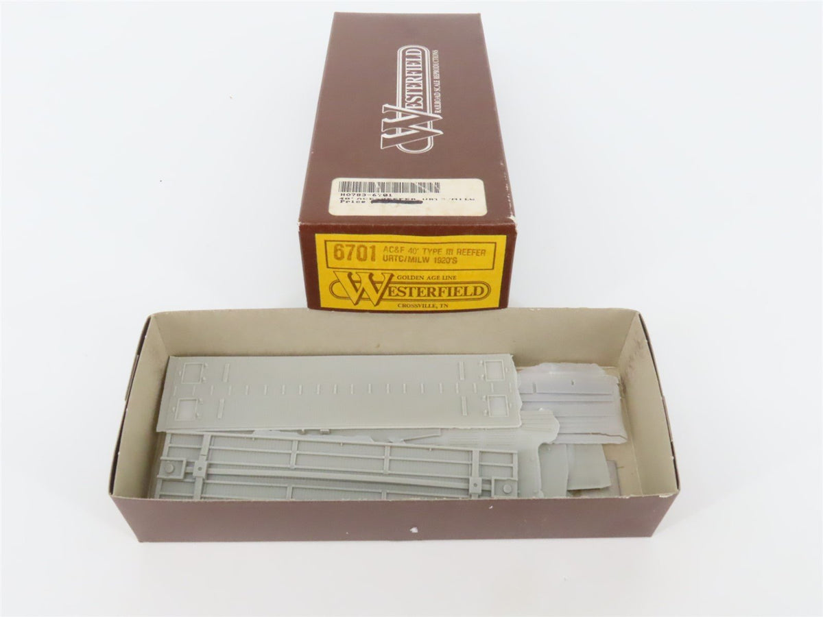 HO Scale Westerfield Golden Age Line Kit 6701 URTC/ CM&amp;StP MILW Reefer