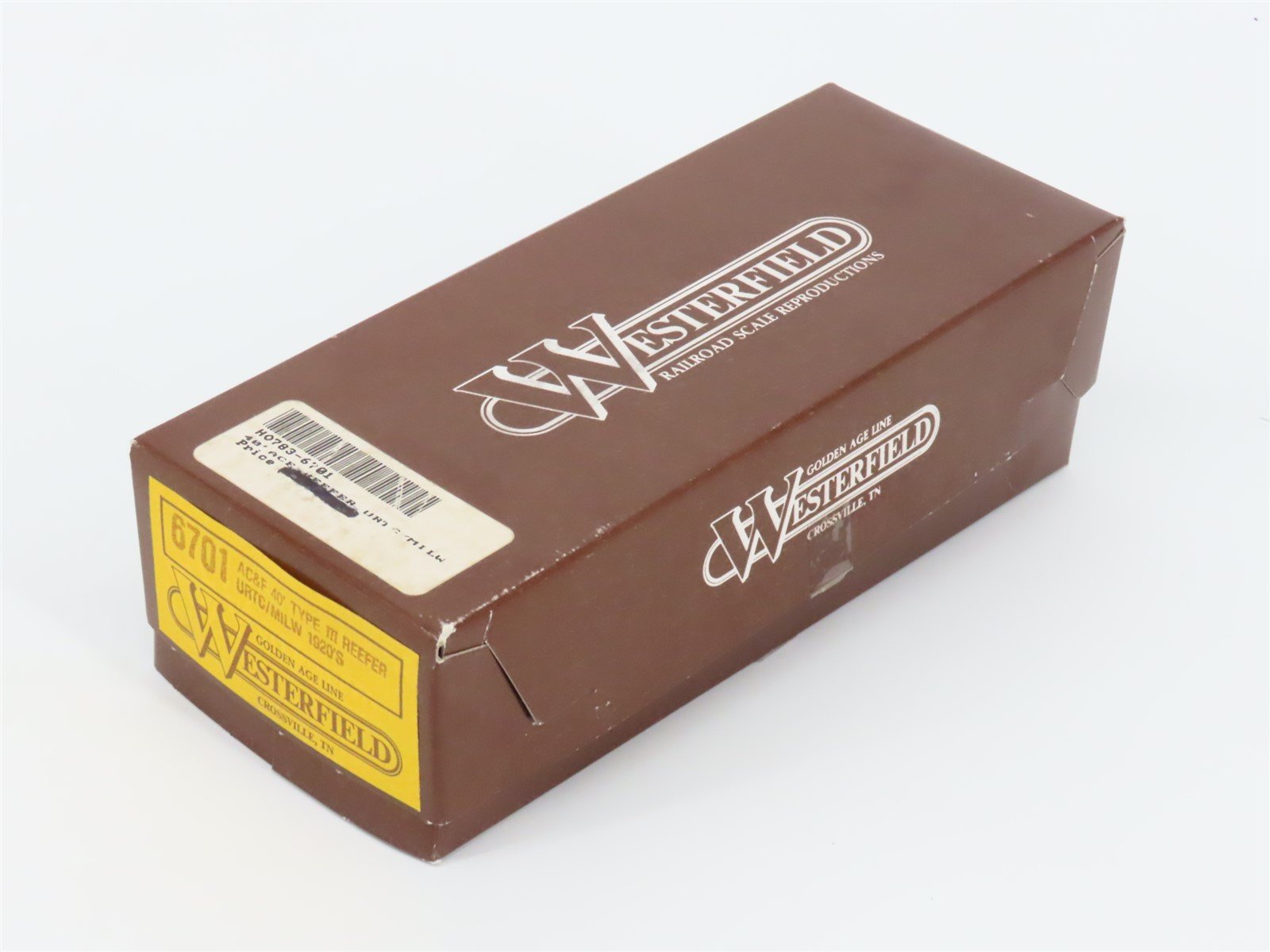 HO Scale Westerfield Golden Age Line Kit 6701 URTC/ CM&StP MILW Reefer