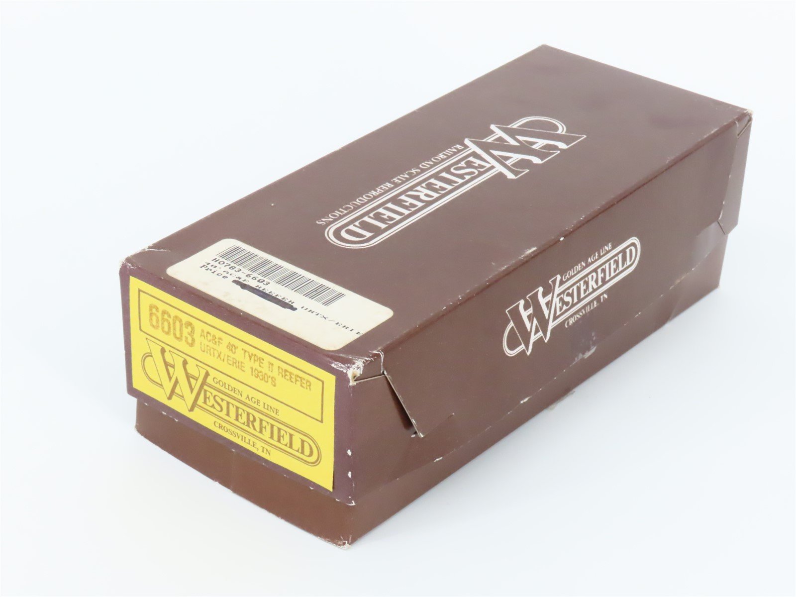 HO Scale Westerfield Golden Age Line Kit 6603 URTX Erie 40' AC&F Reefer