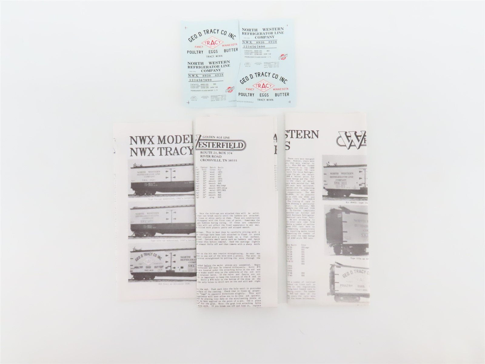 HO Scale Westerfield Golden Age Line Kit 6703 NWX/Geo. D. Tracy Co. Reefer