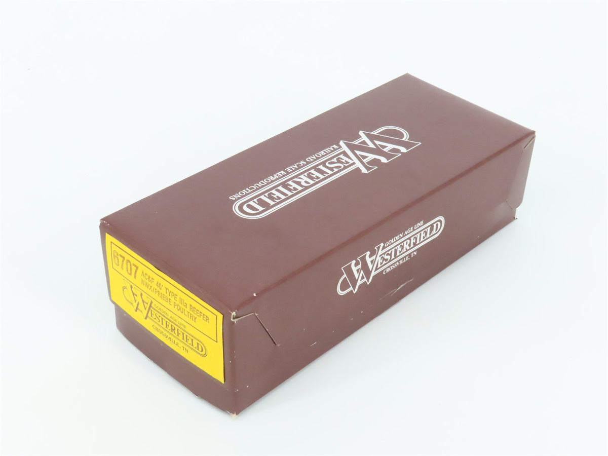 HO Scale Westerfield Golden Age Line Kit 6707 NWX Priebe Poultry 40&#39; Reefer
