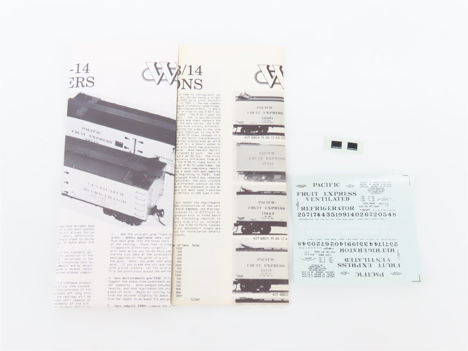 HO Scale Westerfield Golden Age Line Kit 6804 PFE Pacific Fruit Express Reefer