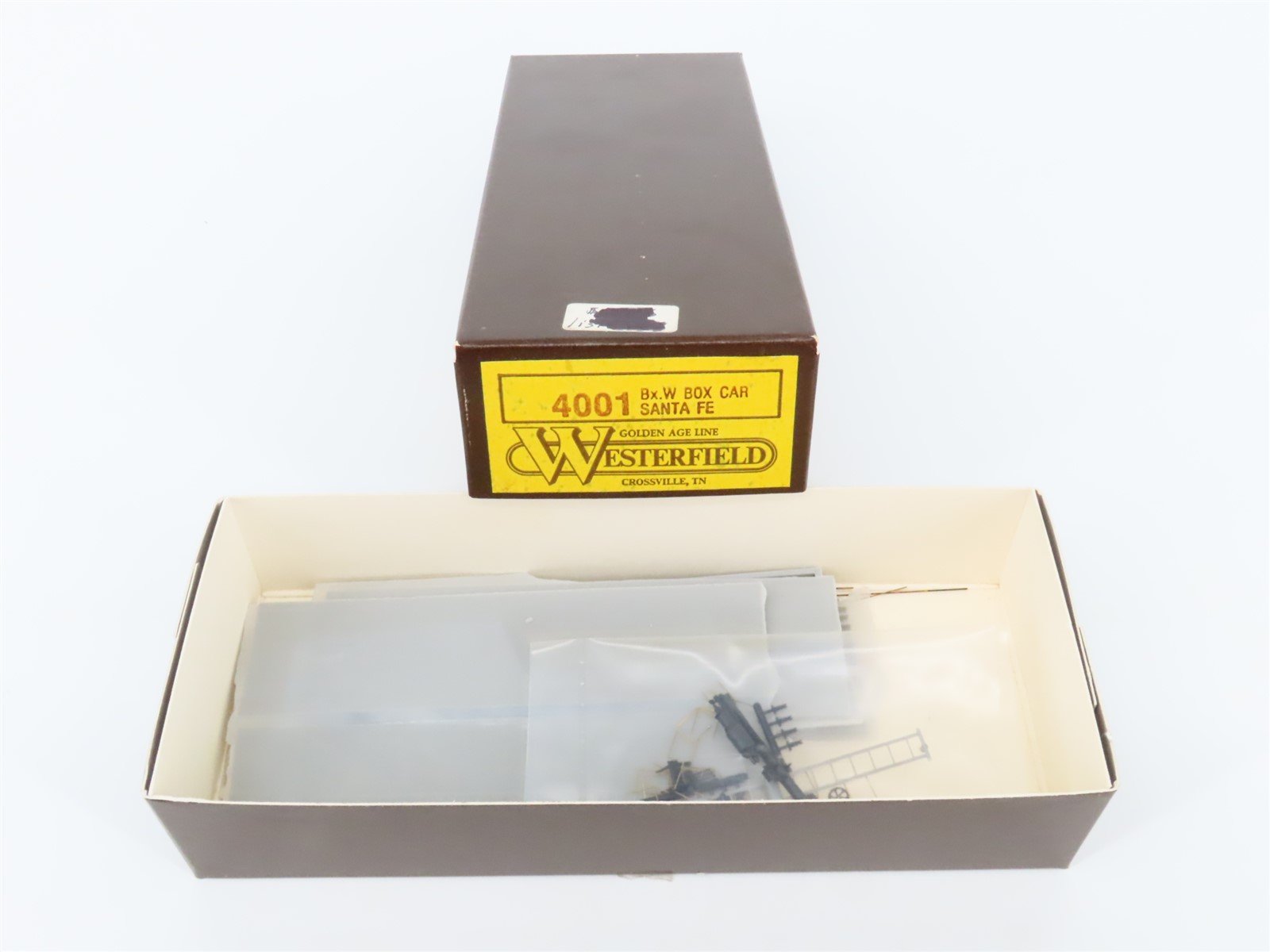 HO Scale Westerfield Golden Age Line Kit 4001 ATSF Santa Fe Box Car