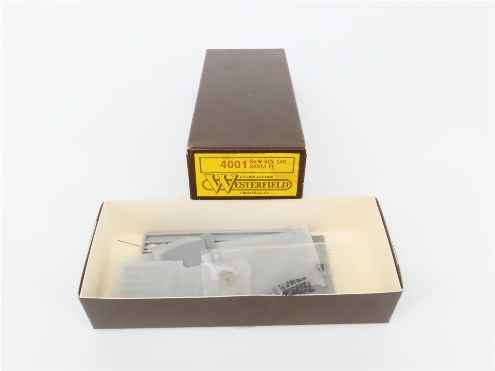 HO Scale Westerfield Golden Age Line Kit 4001 ATSF Santa Fe Box Car