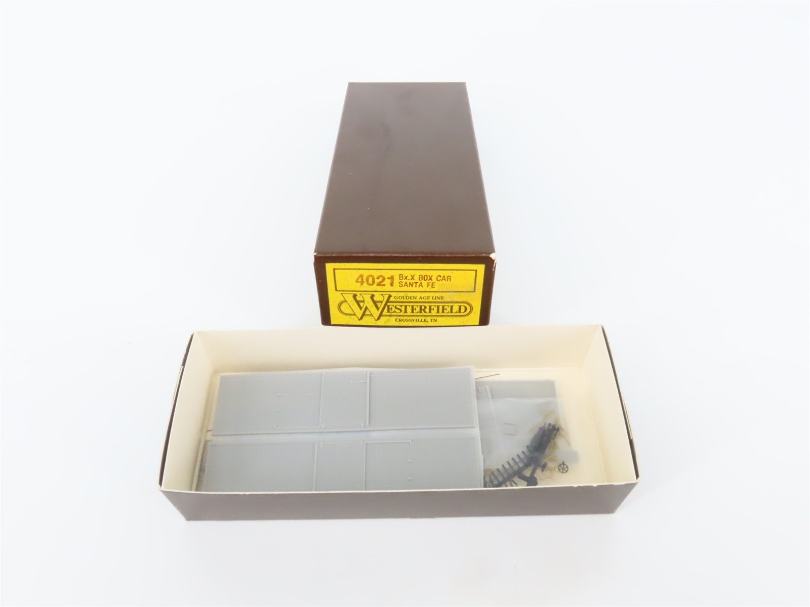 HO Scale Westerfield Golden Age Line Kit 4021 ATSF Santa Fe Box Car