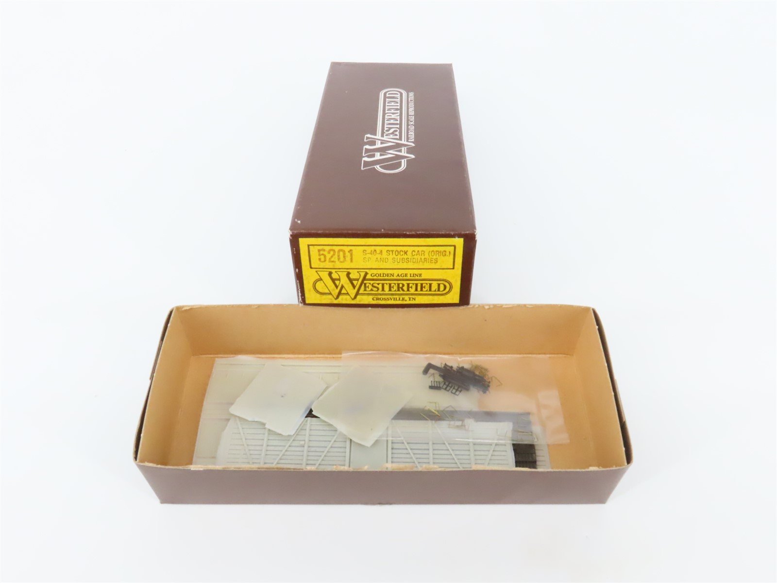 HO Scale Westerfield Golden Age Line Kit 5201 SP & Subsidiaries S-40-4 Stock Car