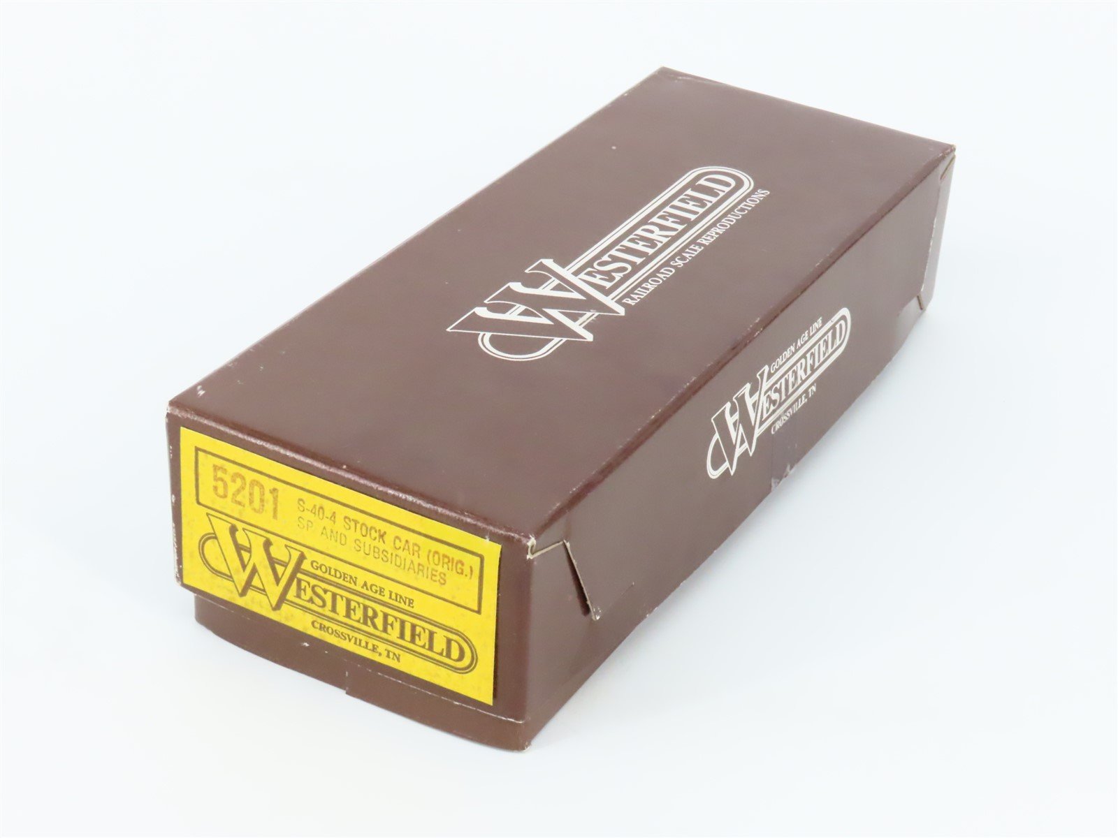 HO Scale Westerfield Golden Age Line Kit 5201 SP & Subsidiaries S-40-4 Stock Car