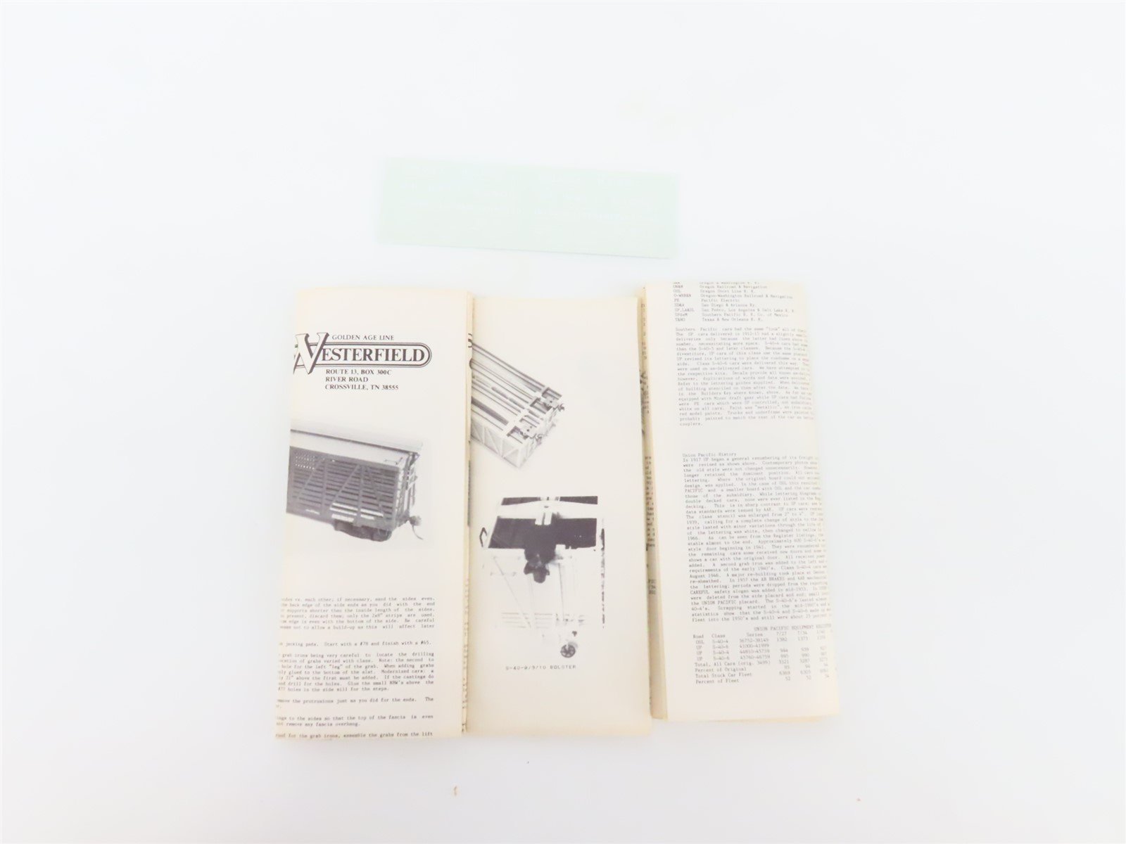 HO Scale Westerfield Golden Age Line Kit 5301 SP & Subsidiaries S-40-5 Stock Car