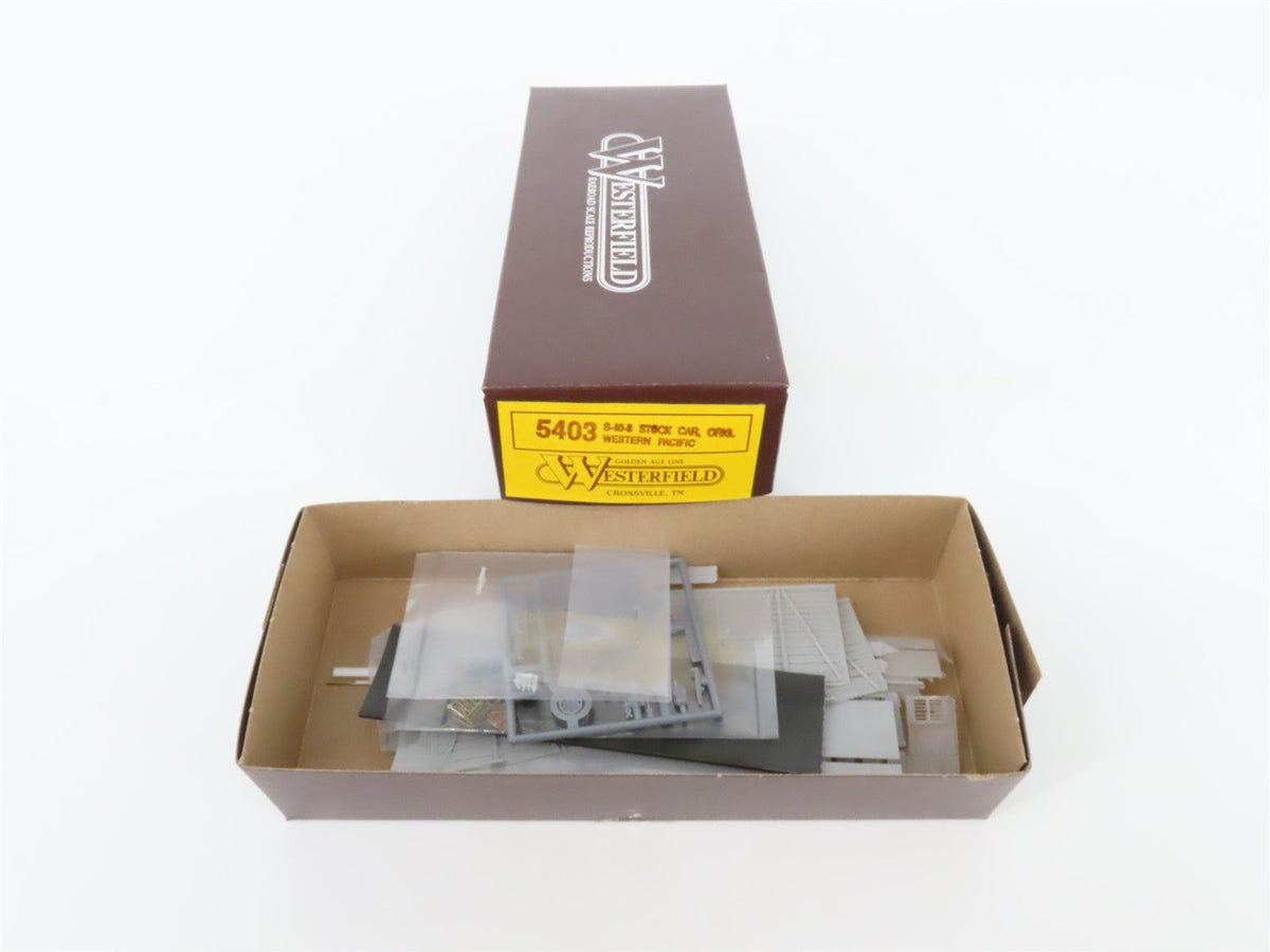 HO Westerfield Golden Age Line Kit 5403 WP Western Pacific S-40-8 Stock Car