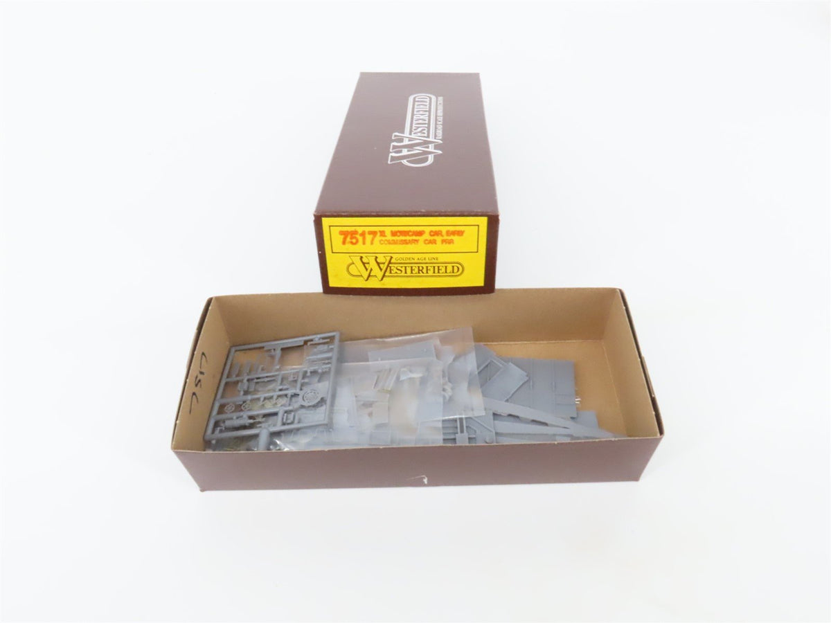 HO Scale Westerfield Golden Age Line Kit 7517 PRR XL MOW/Camp Commissary Car