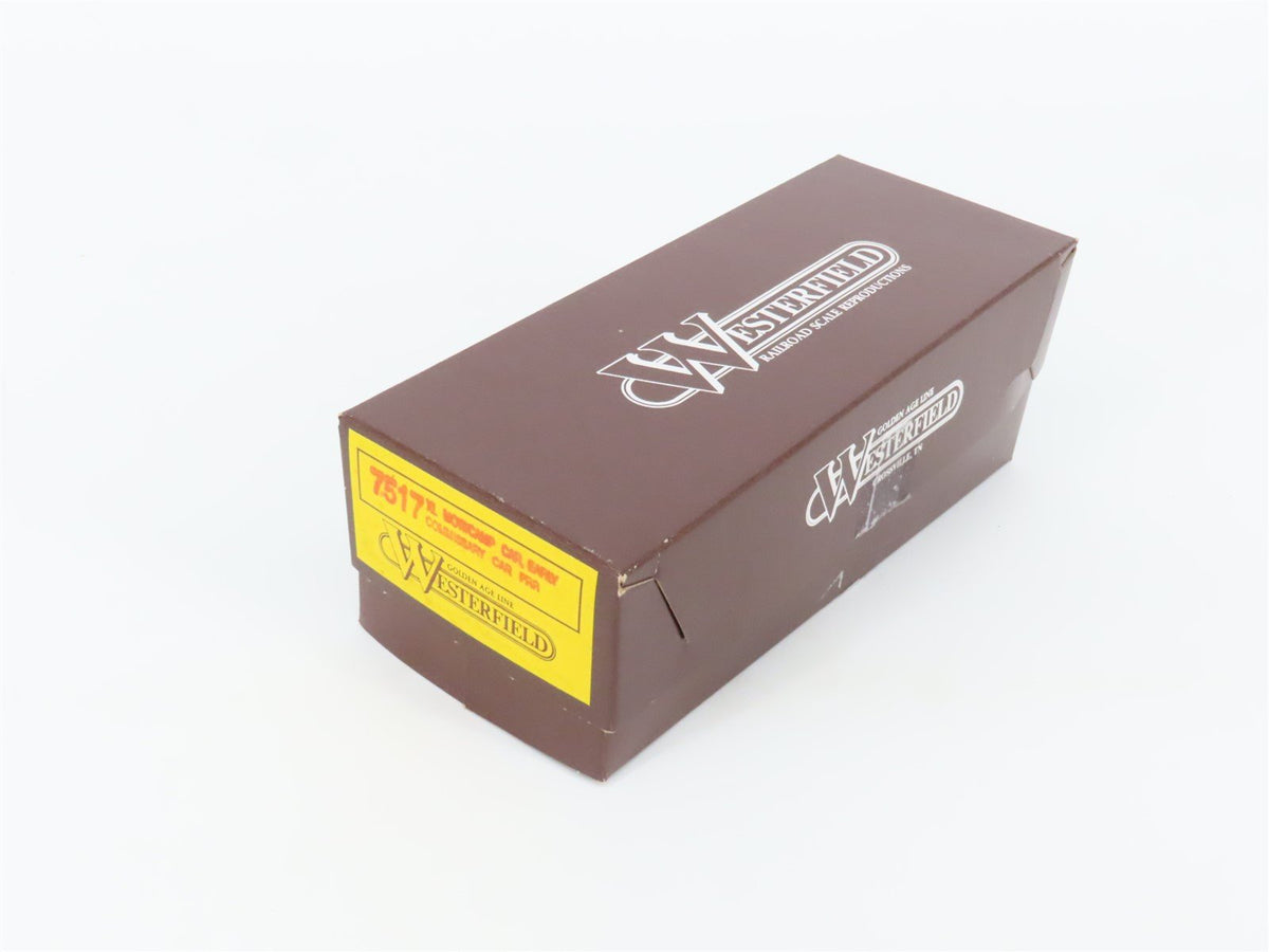 HO Scale Westerfield Golden Age Line Kit 7517 PRR XL MOW/Camp Commissary Car