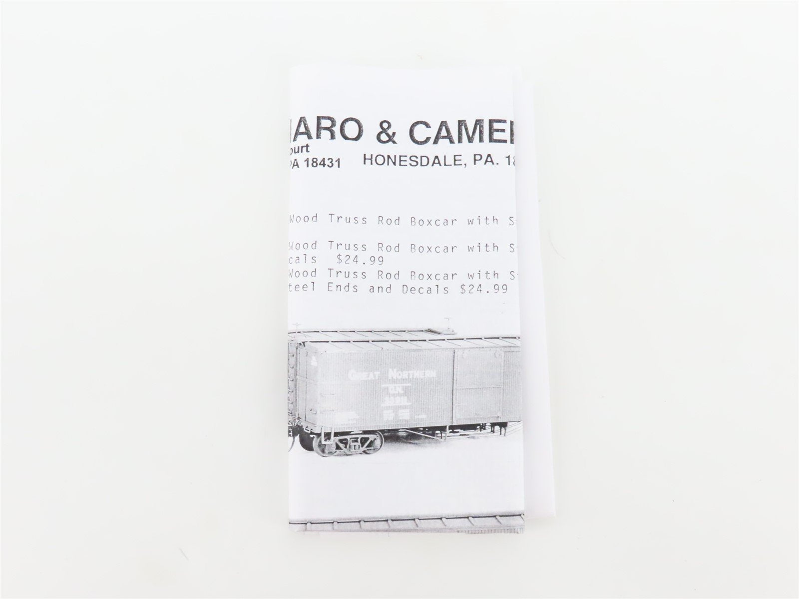 HO Scale Funaro & Camerlengo Kit 3701 GN Great Northern 40' Box Car w/ Decals