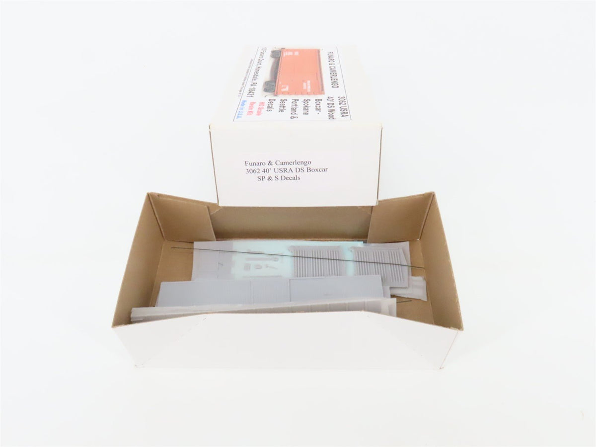 HO Funaro &amp; Camerlengo Kit 3062 SP&amp;S Spokane Portland &amp; Seattle 40&#39; Box Car