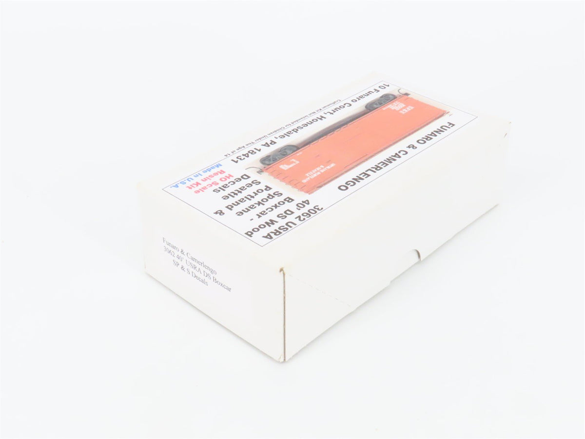 HO Funaro &amp; Camerlengo Kit 3062 SP&amp;S Spokane Portland &amp; Seattle 40&#39; Box Car