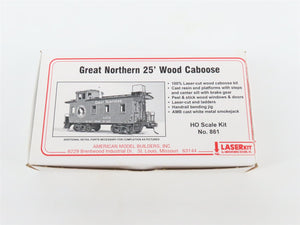 HO American Model Builders Laser Kit 861 GN Great Northern 25' Wood Caboose