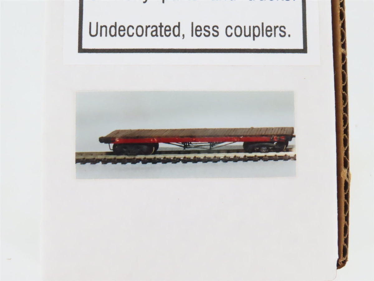 HO Scale JV Models Kit 9205 Undecorated 40&#39; Truss Rod Flat Car