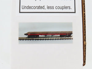 HO Scale JV Models Kit 9205 Undecorated 40' Truss Rod Flat Car