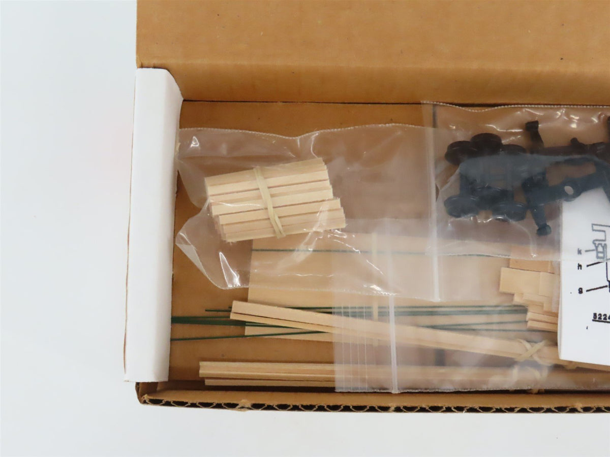 HO Scale JV Models Kit 9205 Undecorated 40&#39; Truss Rod Flat Car