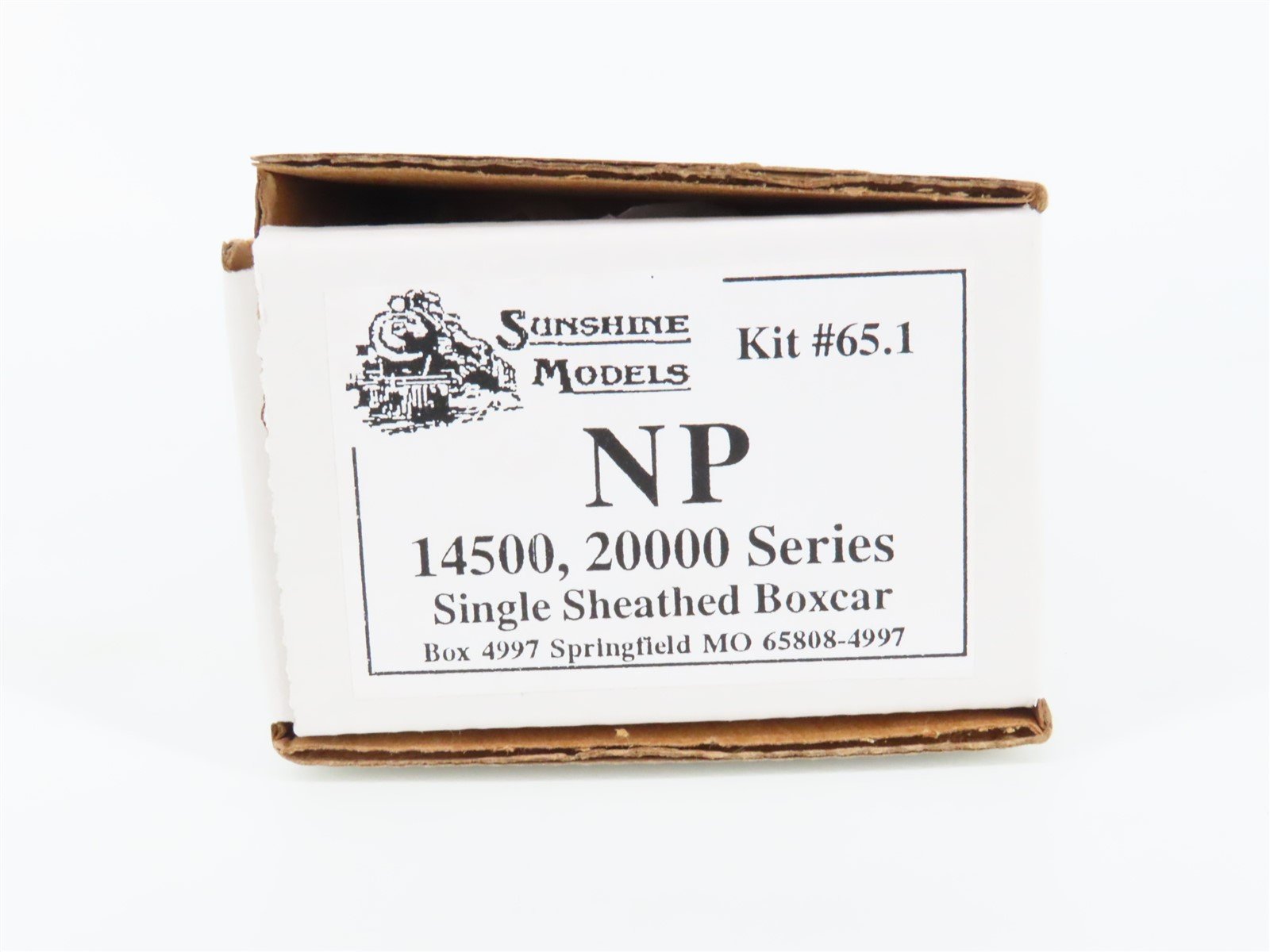 HO Scale Sunshine Models Kit 65.1 NP Northern Pacific Single Sheathed Box Car