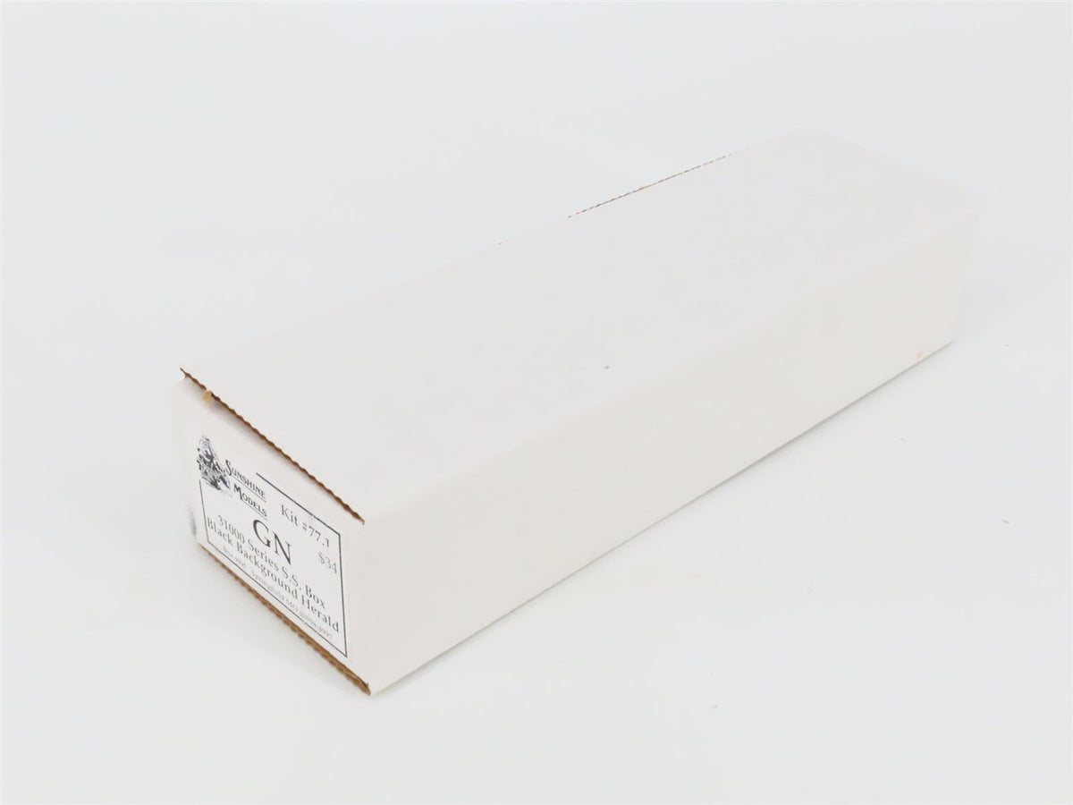 HO Scale Sunshine Models Kit 77.1 GN Great Northern Single Sheathed Box Car