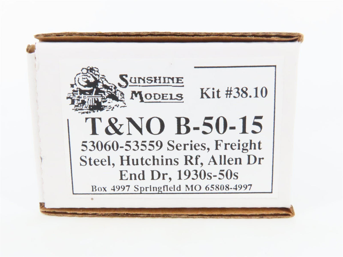 HO Scale Sunshine Models Kit 38.10 T&amp;NO Southern Pacific B-50-15 Box Car
