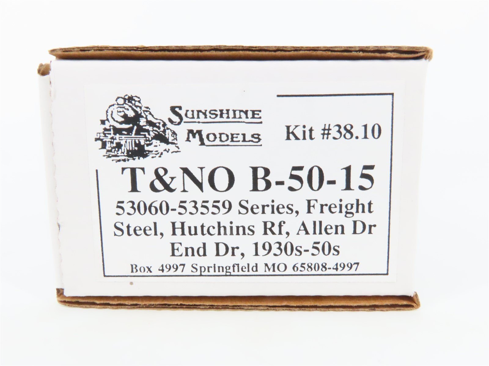 HO Scale Sunshine Models Kit 38.10 T&NO Southern Pacific B-50-15 Box Car