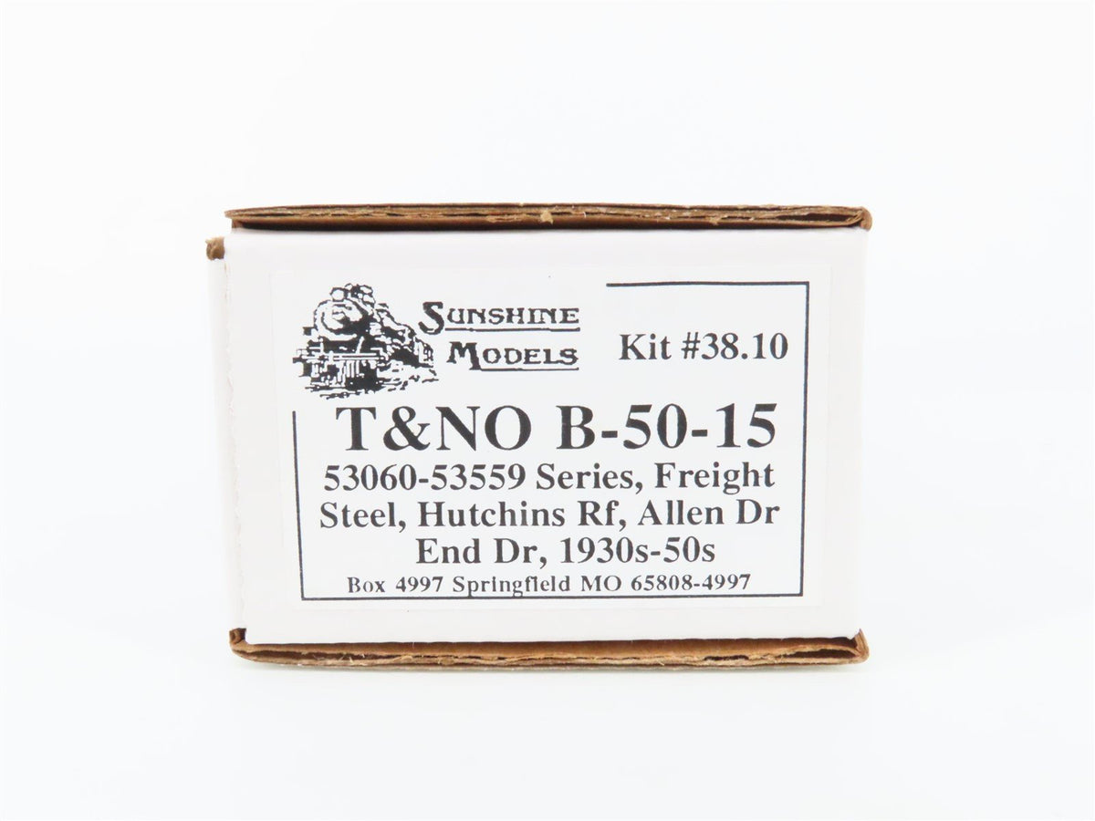 HO Scale Sunshine Models Kit 38.10 T&amp;NO Southern Pacific B-50-15 Box Car