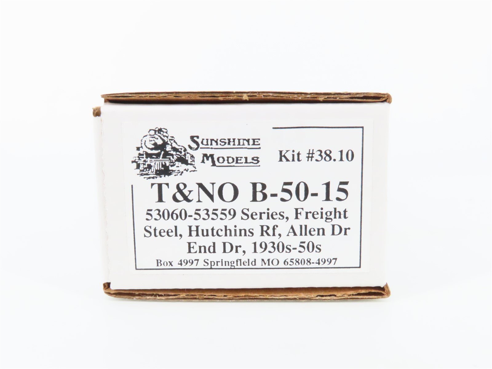 HO Scale Sunshine Models Kit 38.10 T&NO Southern Pacific B-50-15 Box Car