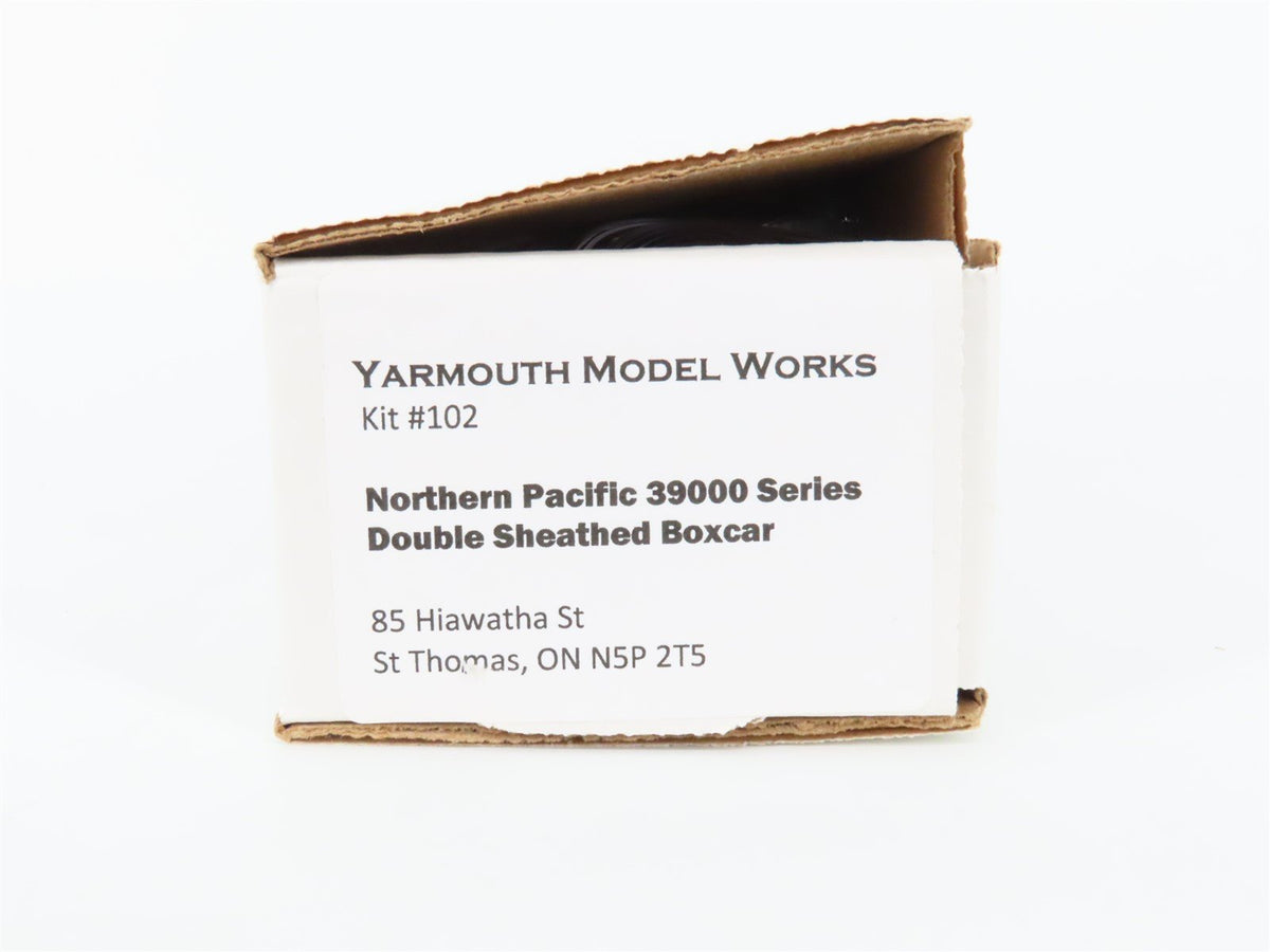 HO Yarmouth Model Works Kit 102 NP Northern Pacific Double Sheathed Box Car