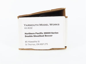 HO Yarmouth Model Works Kit 102 NP Northern Pacific Double Sheathed Box Car