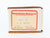HO Scale Dennis Storzek Modelmaker Kit 1920 SOO Line Single Sheathed Box Car
