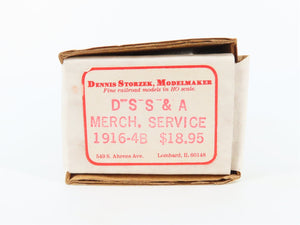 HO Scale Dennis Storzek Modelmaker Kit 1916-4B DSS&A Merchandise Service Boxcar