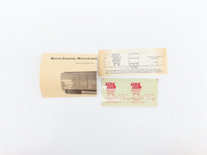 HO Scale Dennis Storzek Modelmaker Kit 1916-4B DSS&A Merchandise Service Boxcar